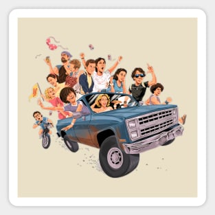 wet hot american summer Magnet